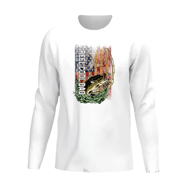 Reel Cool Dad Men Long Sleeve Shirt